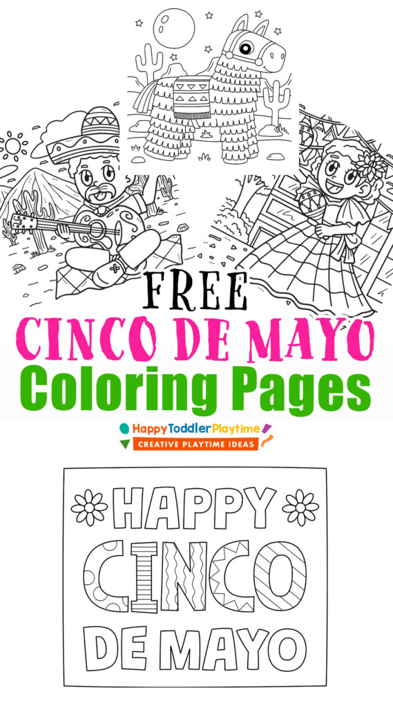Free cinco de mayo coloring pages for kids
