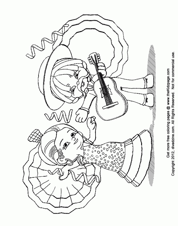 Get this free printable cinco de mayo coloring pages for kids