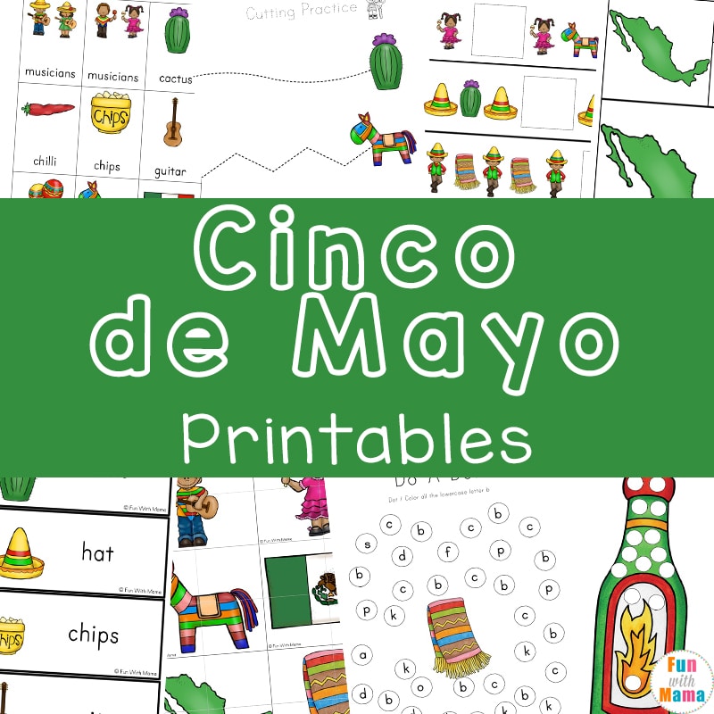 Cinco de mayo printable pack