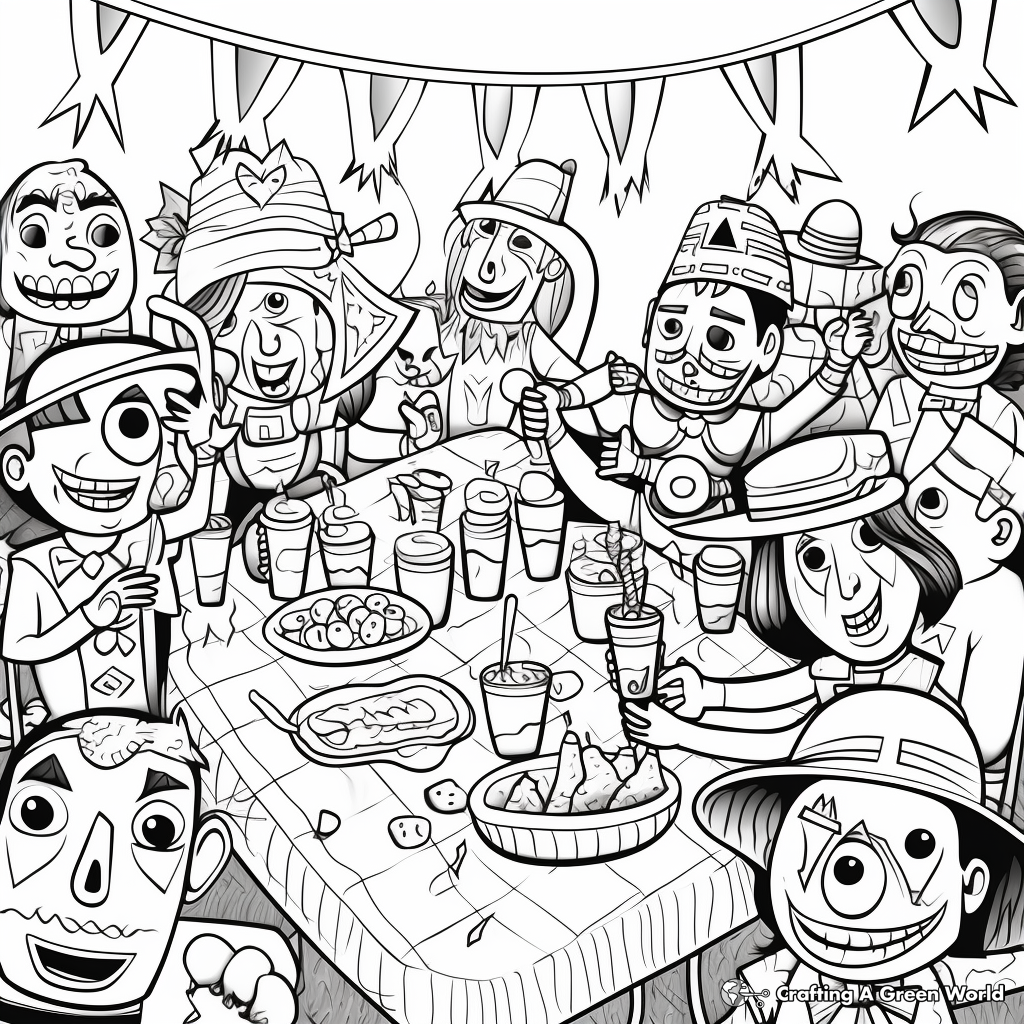 Cinco de mayo coloring pages