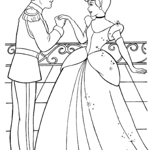 Cinderella coloring pages printable for free download