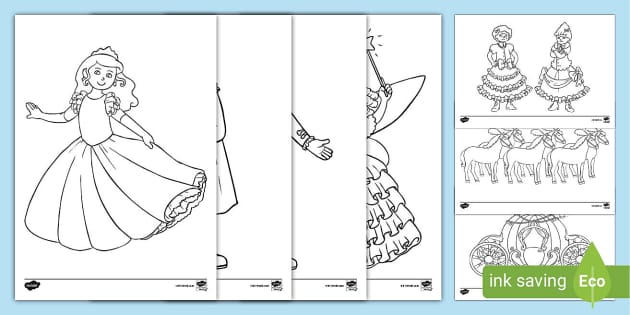 Cinderella louring pages louring sheets
