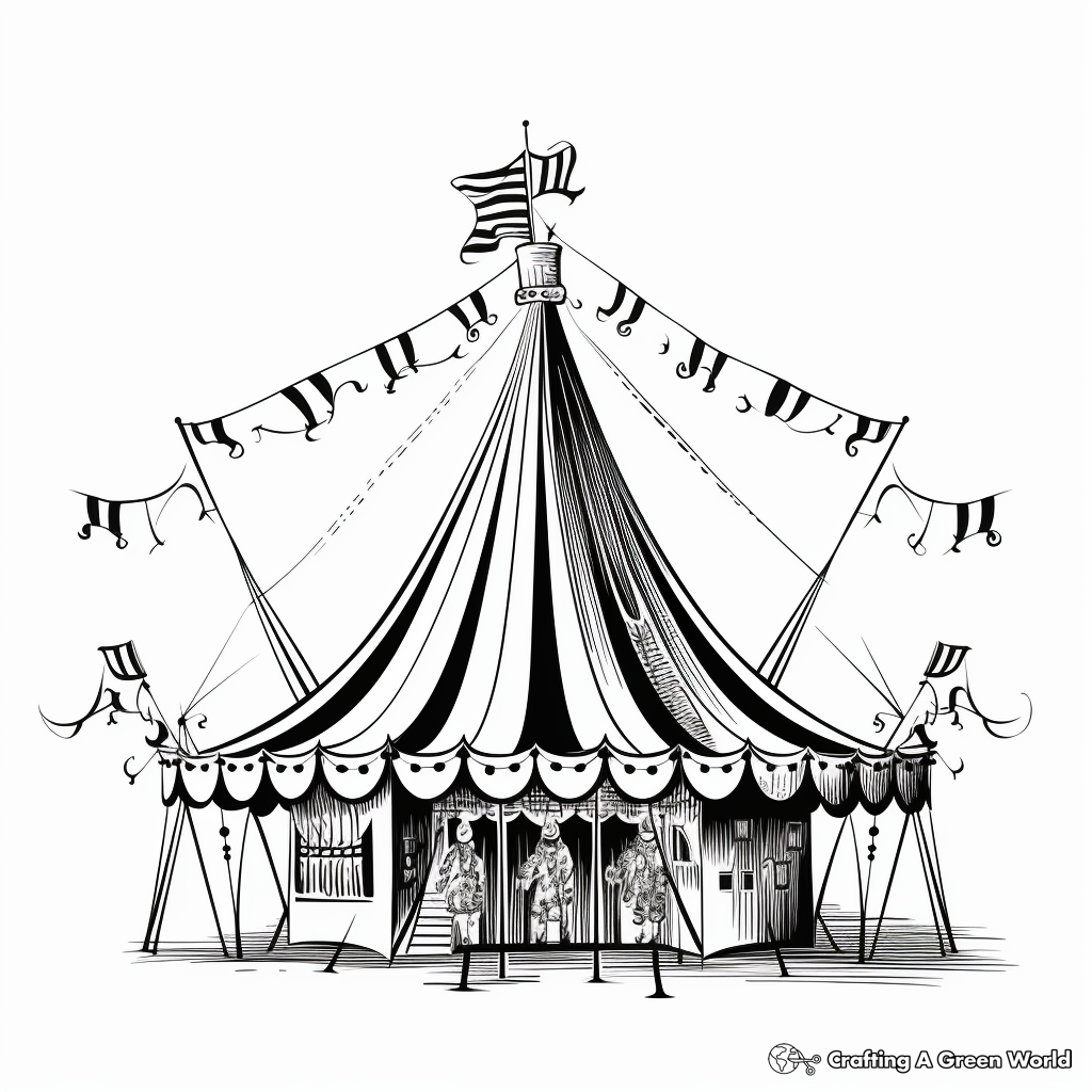 Circus coloring pages
