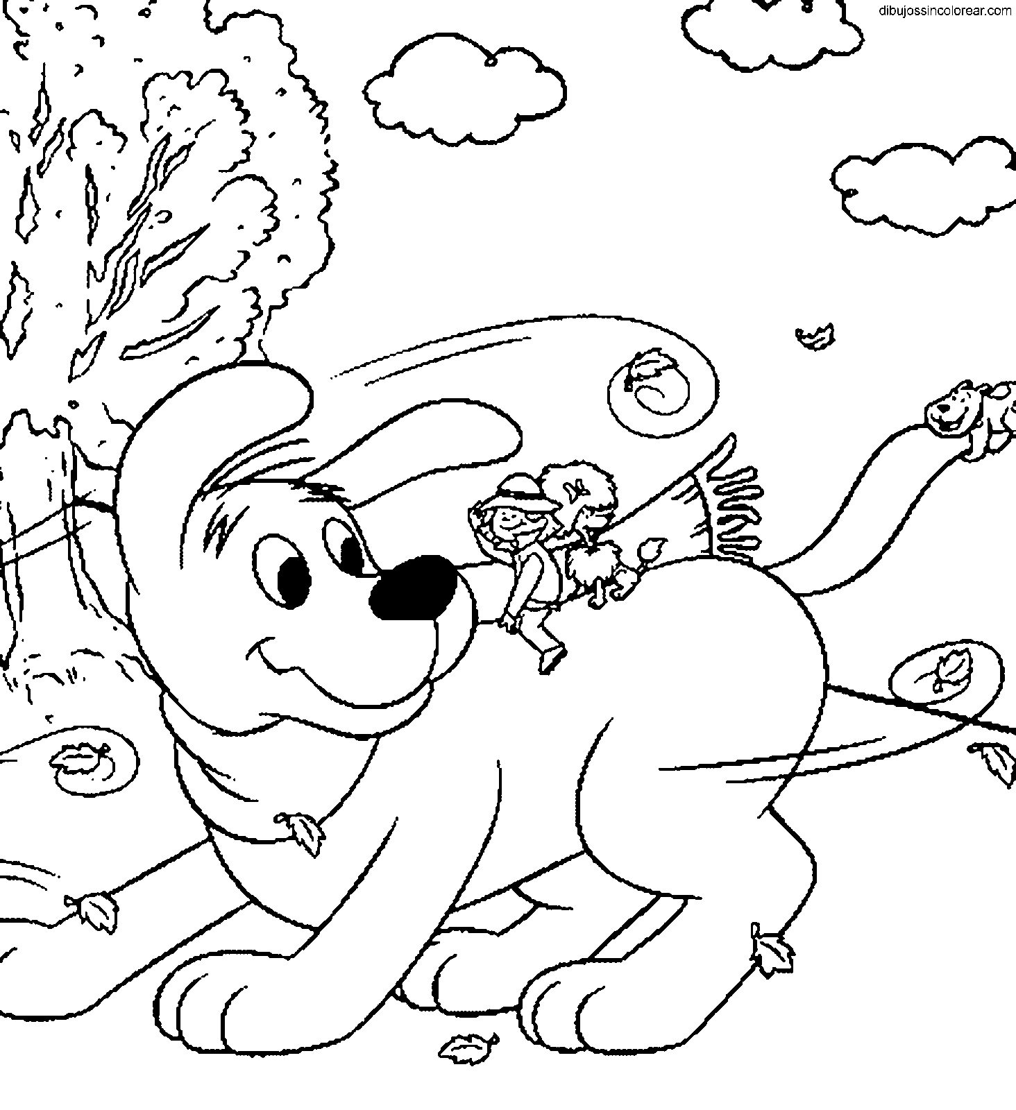Lets have fun with clifford coloring pages pdf