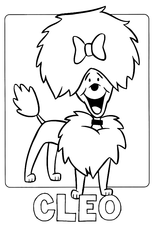 Clifford coloring pages printable for free download