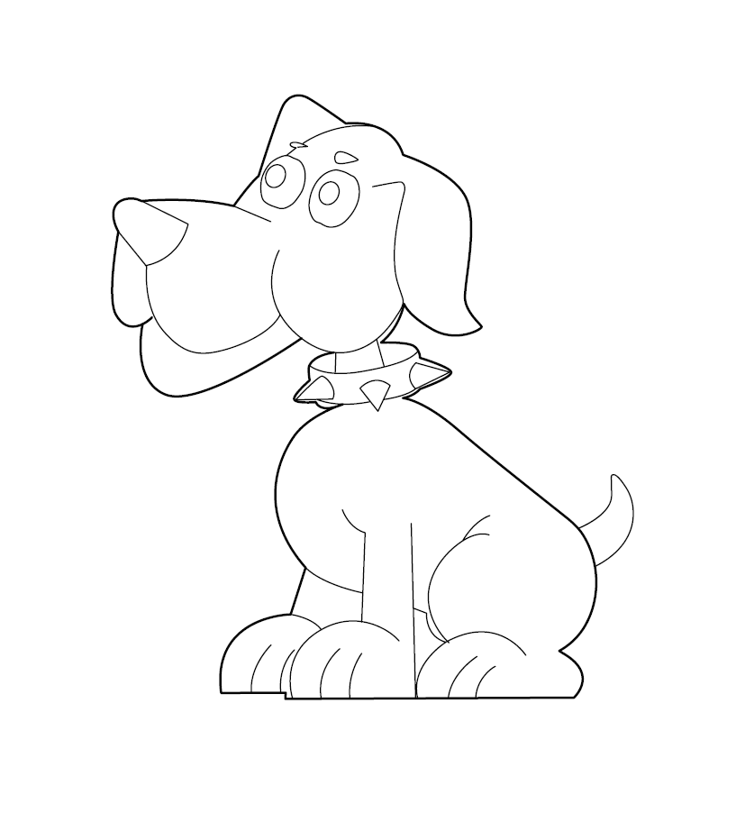 Dog colouring book â monkey pen store
