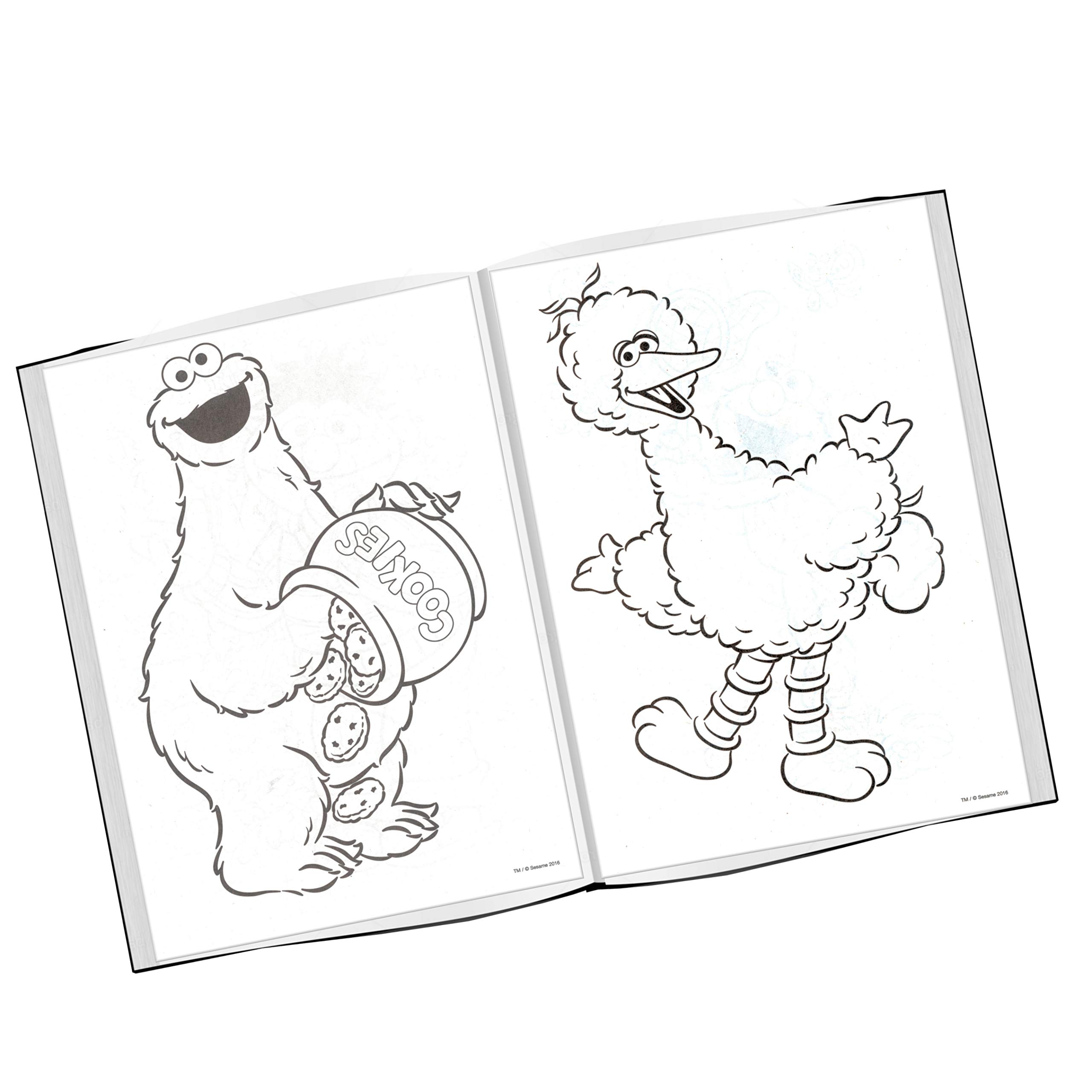 Sesame street gigantic coloring and activity book toys games