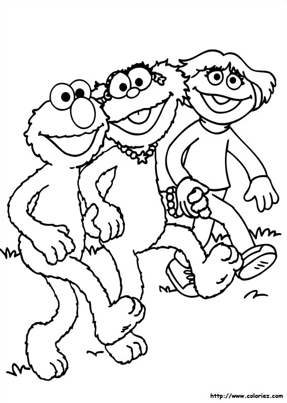 Sesame street coloring pages