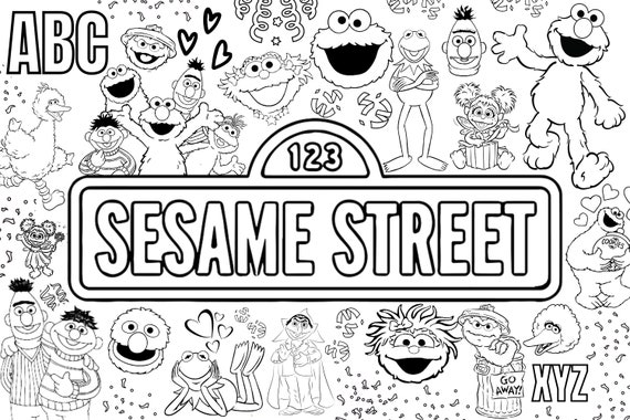 Huge character coloring poster for kids adults great for family time girls boys arts and crafts senior care facilities schools
