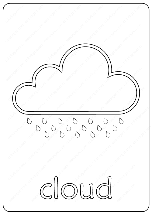 Printable cloud coloring page â book pdf free printable coloring pages coloring pages printable coloring pages