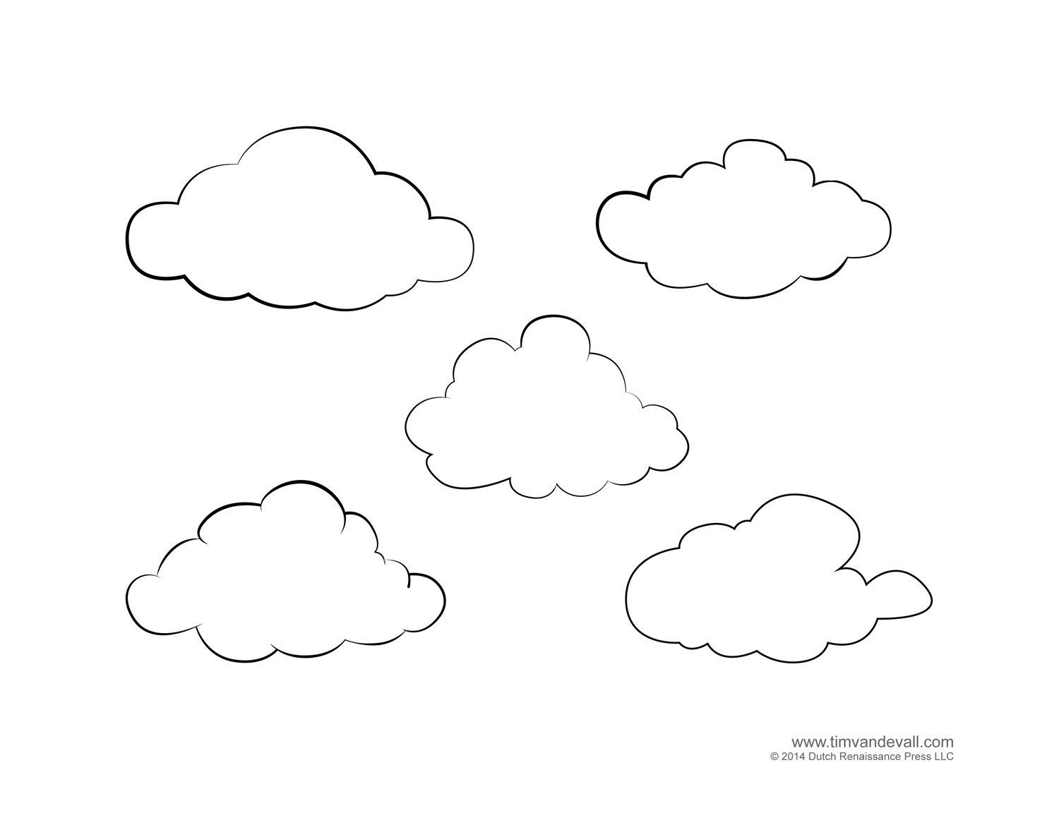 Amazing photo of cloud coloring page