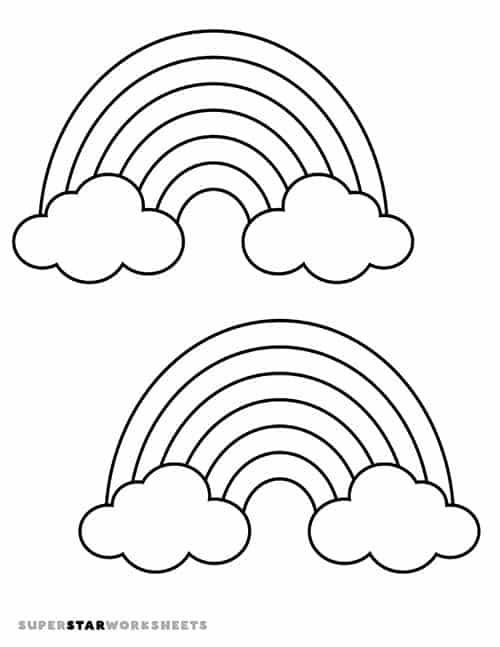 Rainbow template