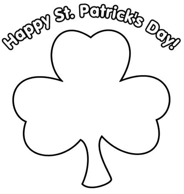 Printable template printable st patrick s day