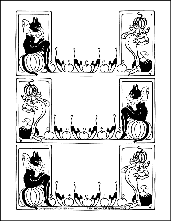 Halloween coloring pages for kids adults free printables