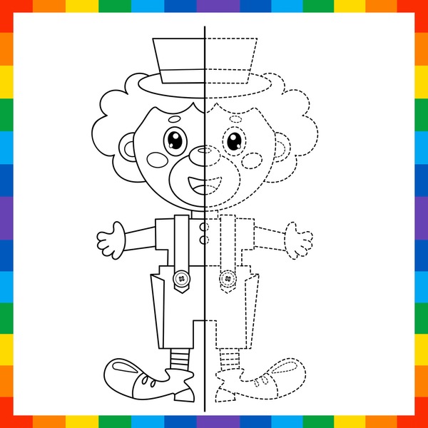 Thousand clown coloring pages royalty