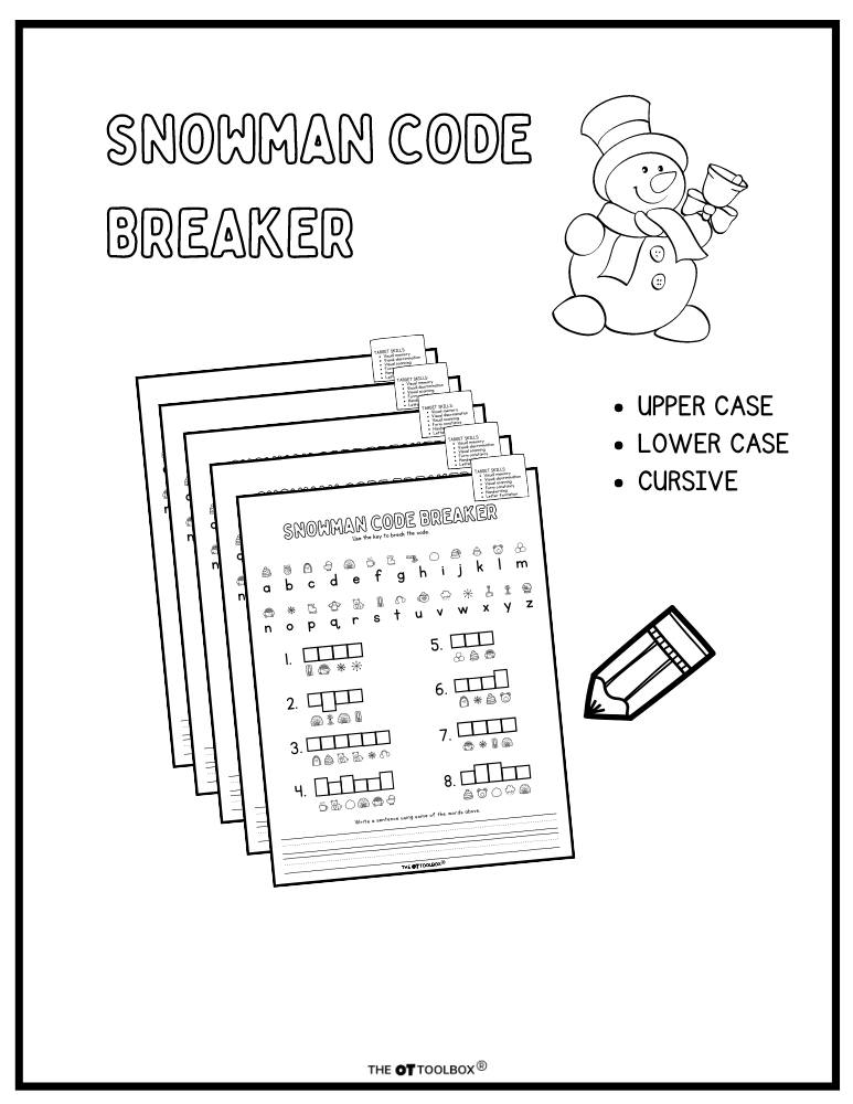 Snowman code breaker pack