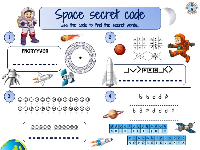 Space secret codes