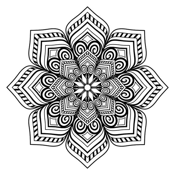 Money mandala adult coloring pages instant download printables coloring sheets