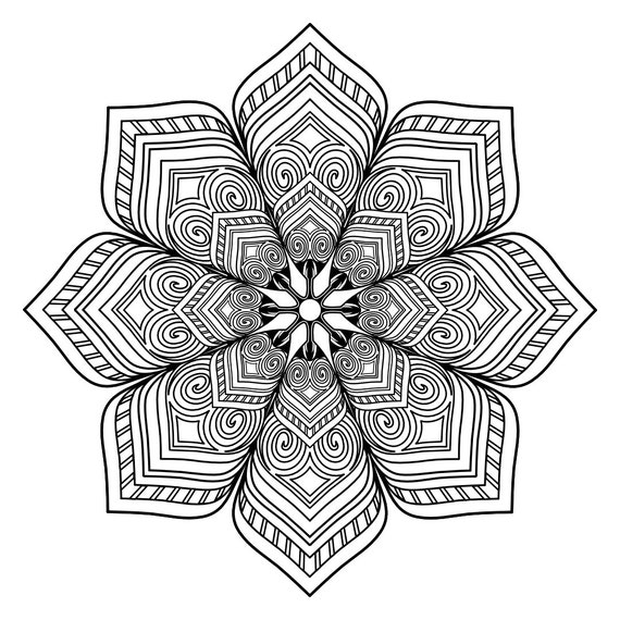 Money mandala adult coloring pages instant download printables coloring sheets