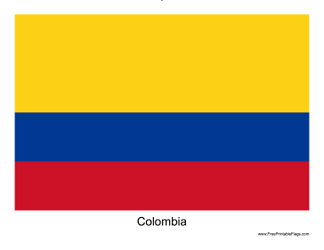 Flag of colombia