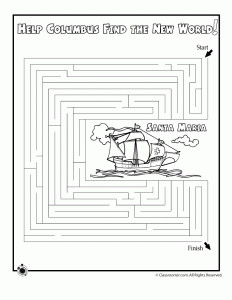 Columbus day worksheets and coloring pages for kids woo jr kids activities childrens publishing
