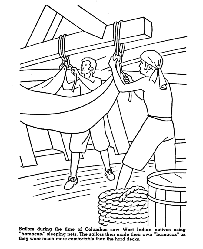 Bluebonkers christopher columbus day coloring sheets