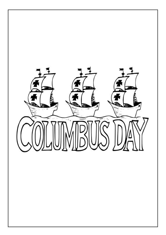 Printable columbus day coloring pages for kids adults pages instant digital download pdf columbus day coloring sheets collection