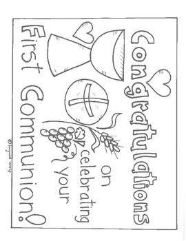 First munion congratulations by ingrids art tpt