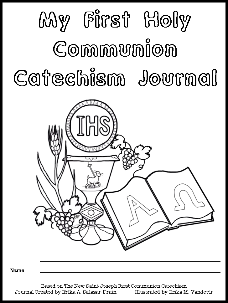 First munion prep journal raising teaching little saints