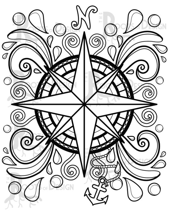 Instant download coloring page pass design doodle art printable design