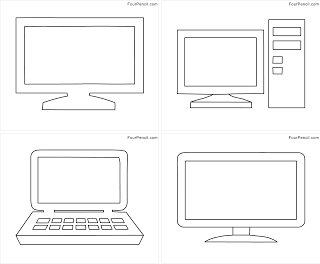 Free printable puter coloring pages for kids â