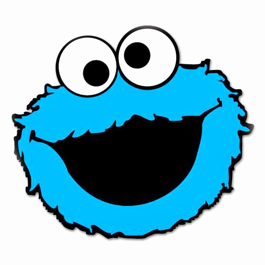 Printable cookie monster face template