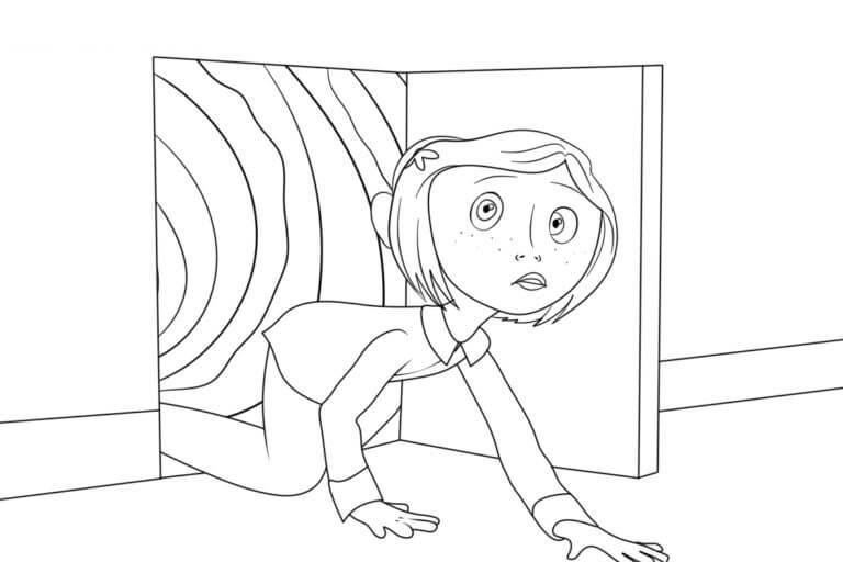 Coraline coloring pages