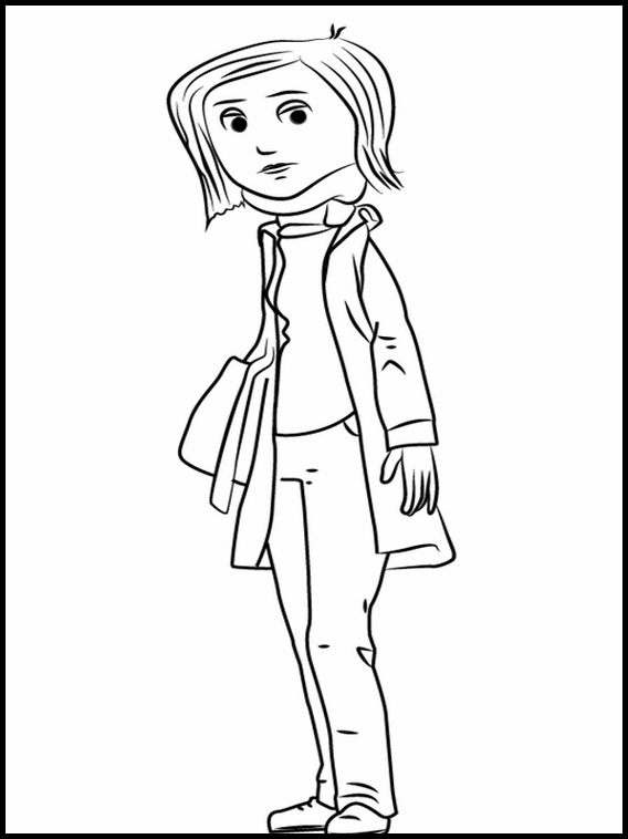 Printable coloring pages coraline