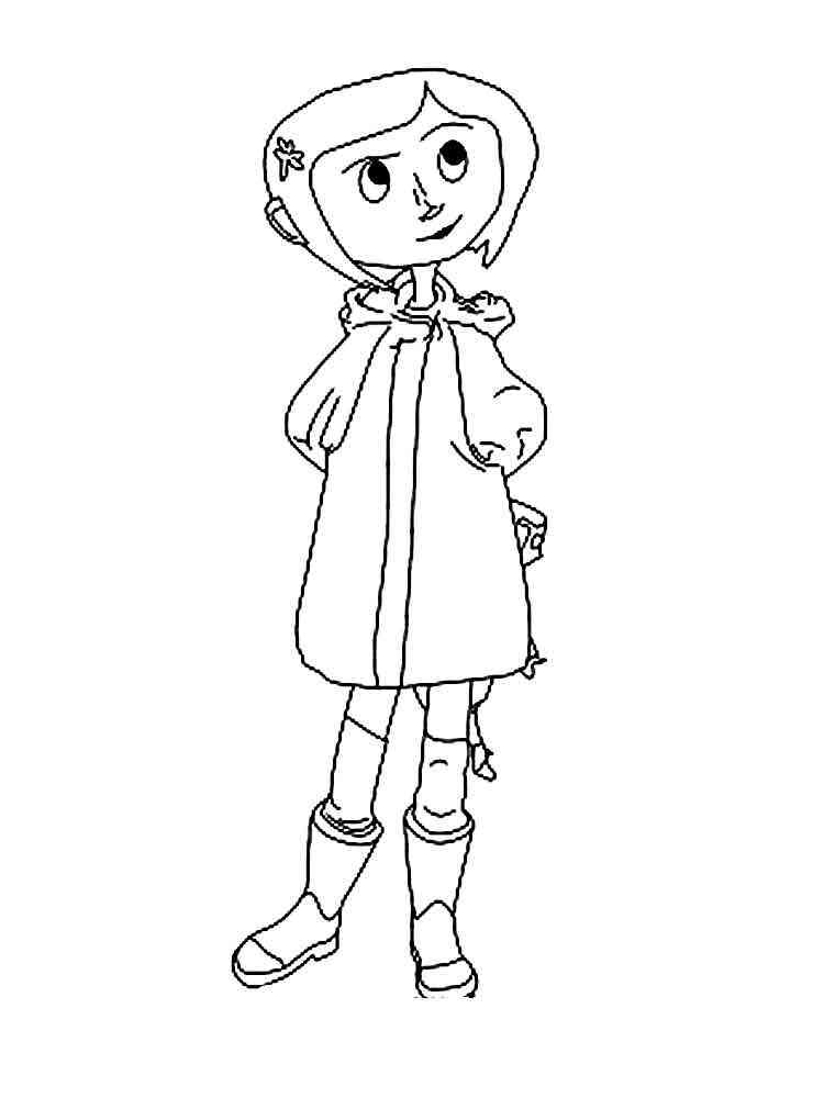Coraline coloring pages