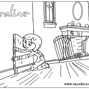 Coraline coloring pages printable for free download