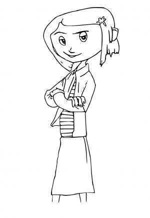 Free printable coraline coloring pages sheets and pictures for adults and kids girls and boys