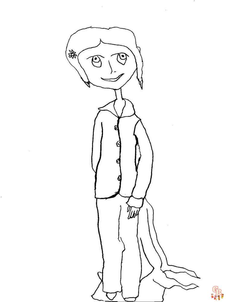 Discover the magic of coraline coloring pages for kids