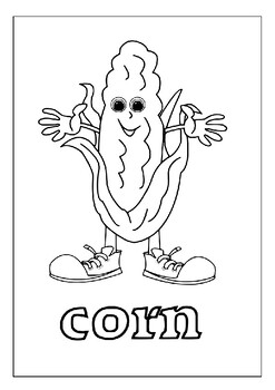 Nourishing young minds printable corn coloring pages collection for kids