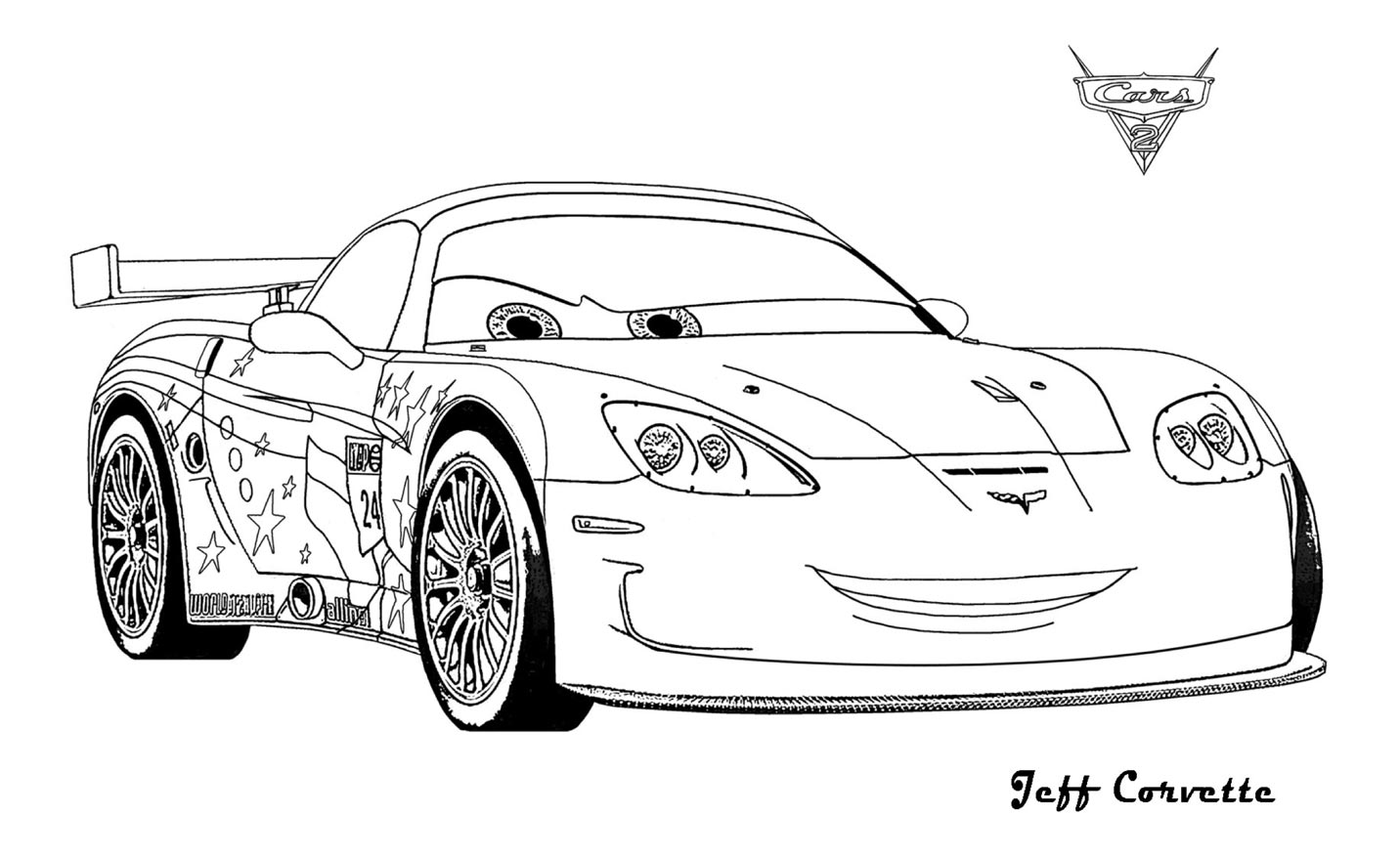 Fighting boredom during lockdown how about some corvette coloring pages