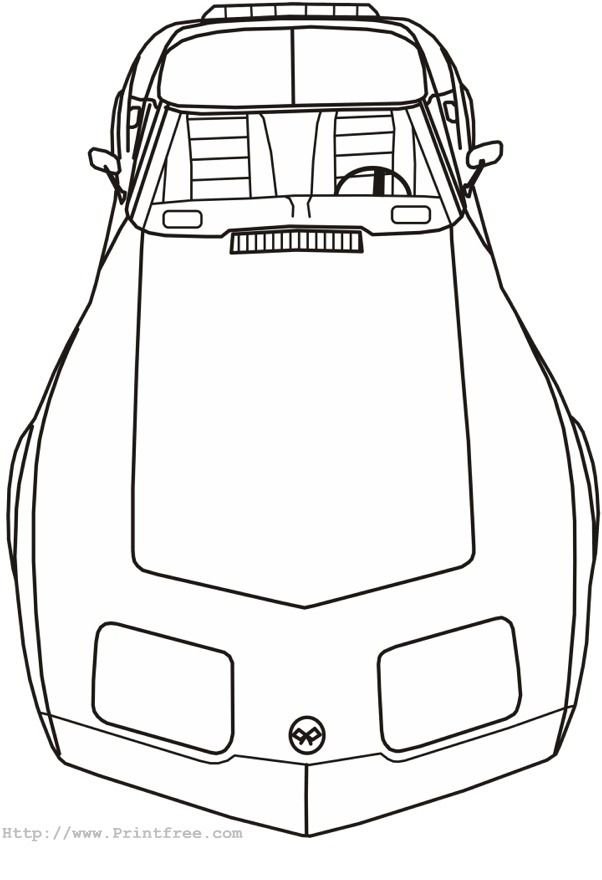 Corvette coloring pages printable for free download