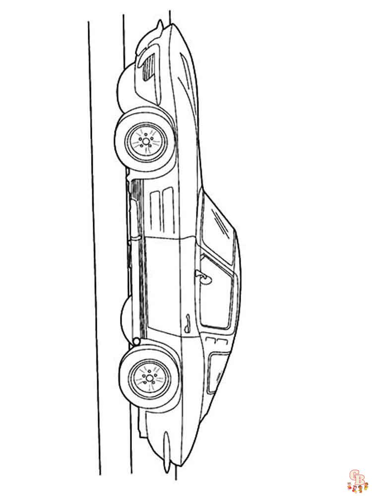 Rev up your creativity with corvette coloring pages