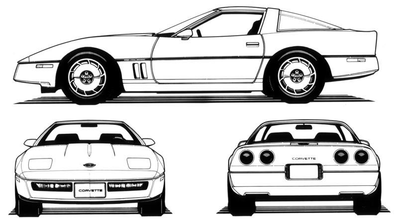 Fighting boredom during lockdown how about some corvette coloring pages