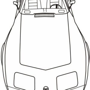 Corvette coloring pages printable for free download
