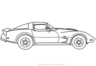 Car coloring pages