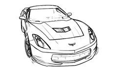 Corvette cars coloring pages ideas cars coloring pages corvette coloring pages