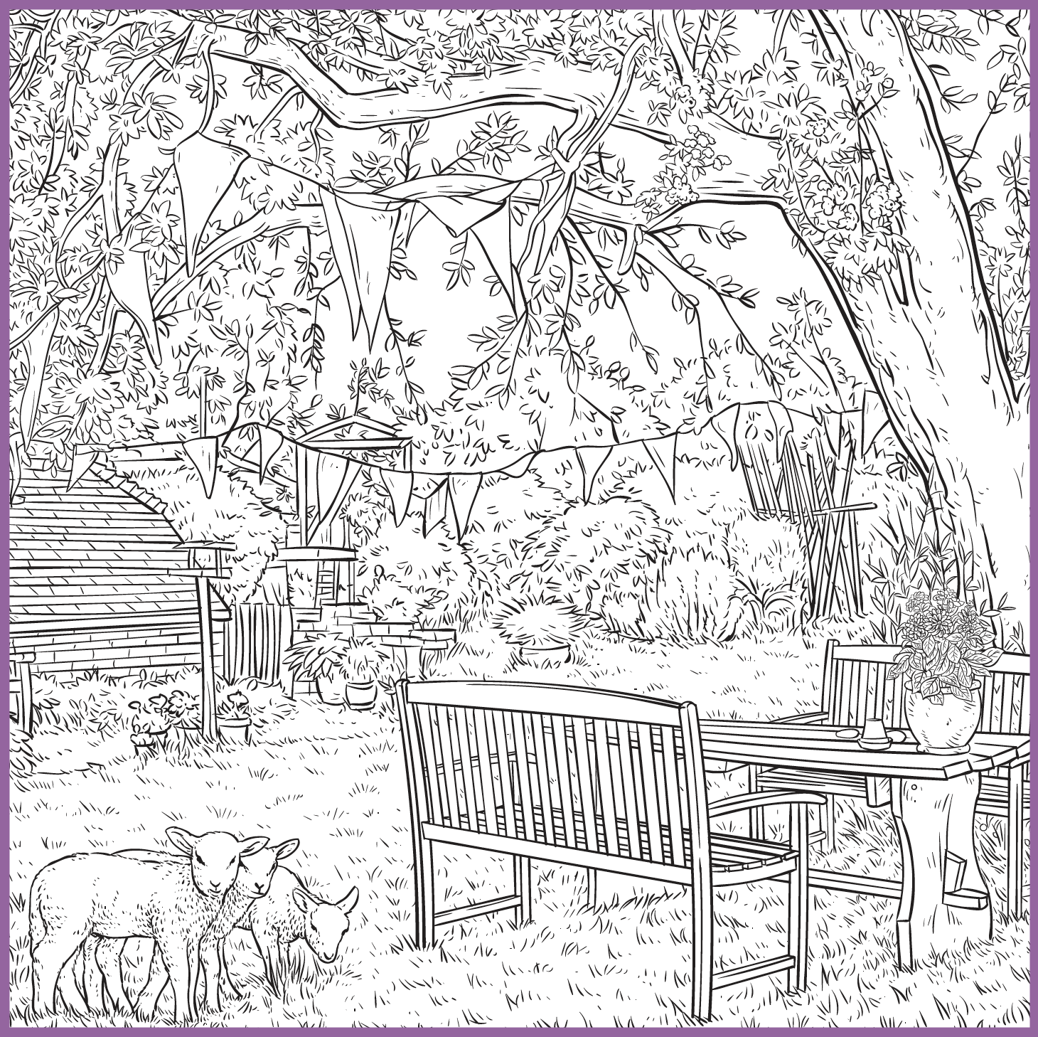 Free cottagecore aesthetic coloring pages ulysses press