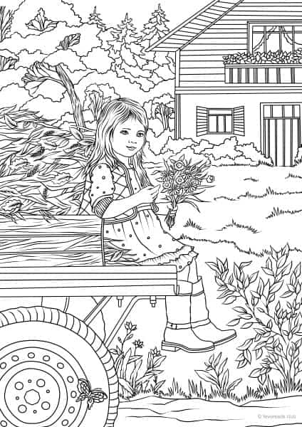 Best adult coloring pages to print featuring country scenes and nature â favoreads coloring club