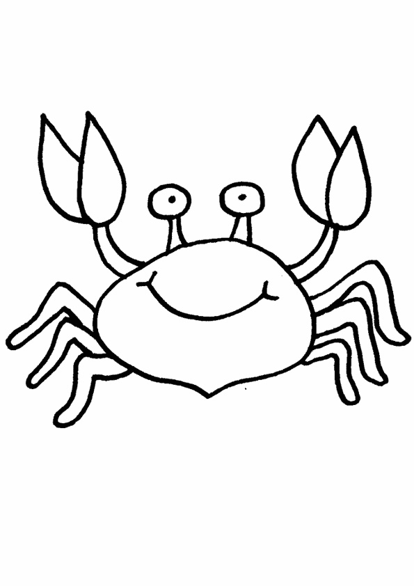 Coloring pages free crab printable coloring pages
