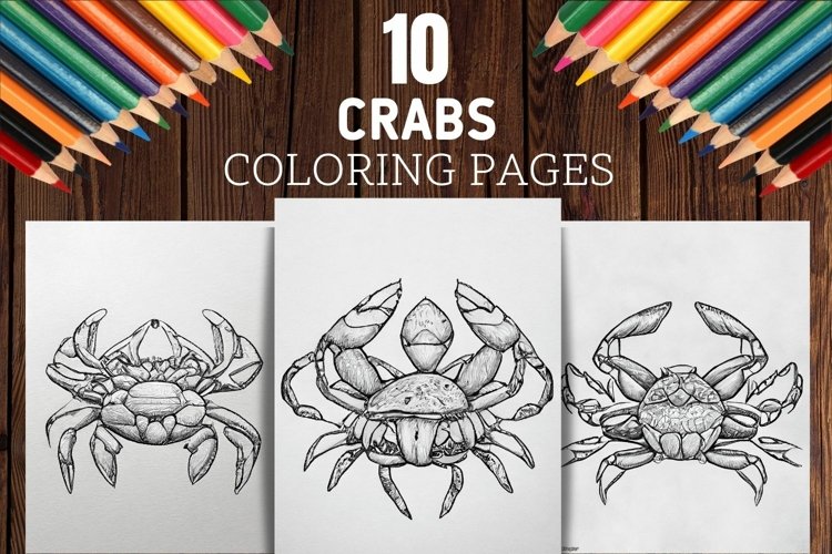 Crabs coloring pages